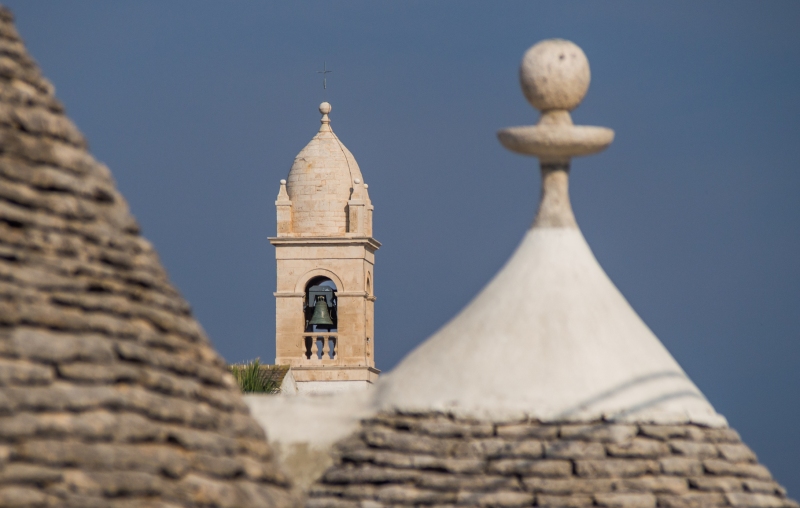 Kerktoren in Alberobello