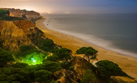 Praia da Falesia - Algarve - rond middernacht