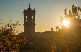 Kerktoren van San Pancrazio Bergamo