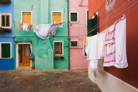 Burano with some laundry