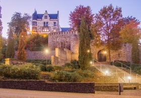 Burg Rode Herzogenrath am Abend