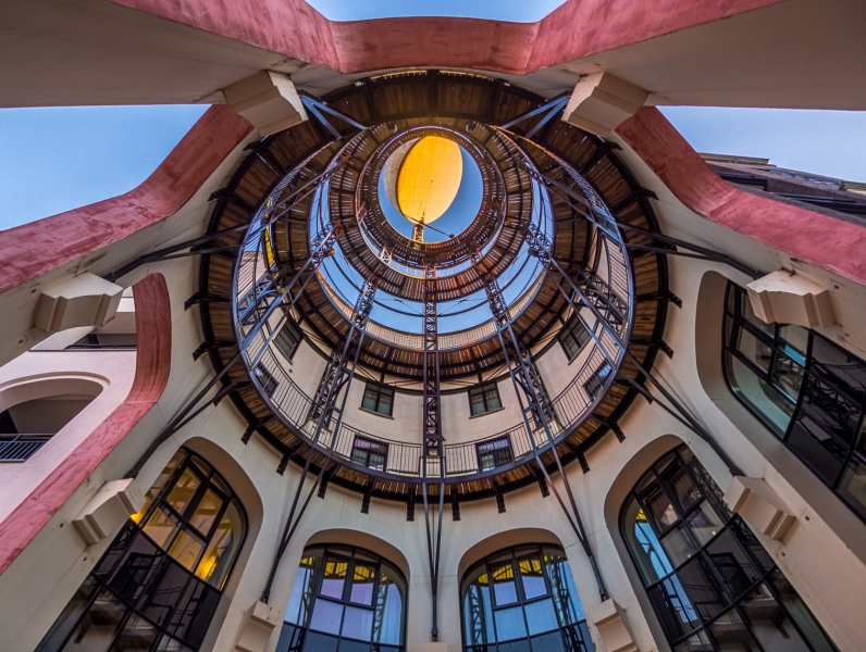 Heliostaat in het Maankwartier Heerlen