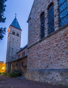 De kerk van Haanrade aan de noordzijde