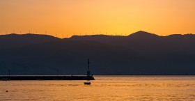Zonsondergang in Nafplio