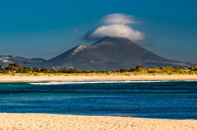 A mountain with a hat