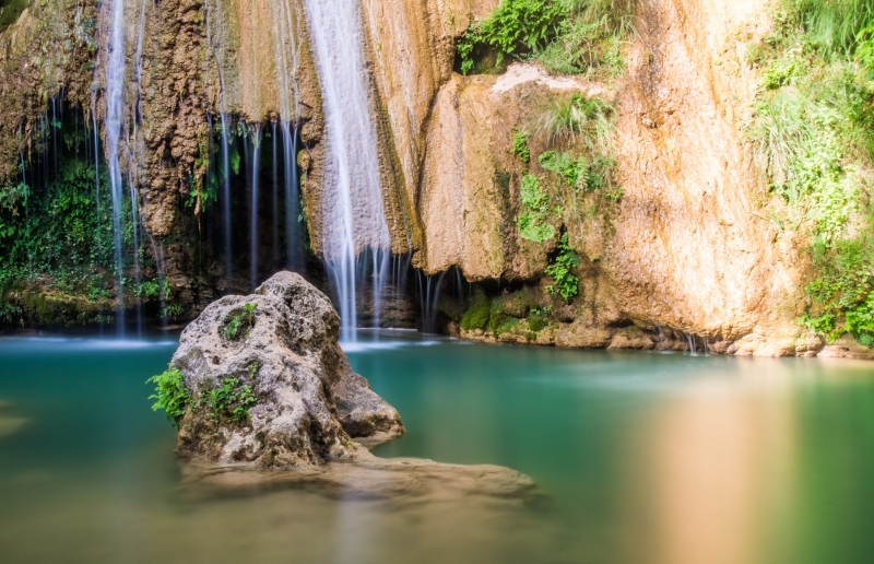 Kalamaris Waterfalls in Schinolakka