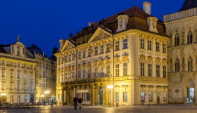 Palais Goltz-Kinsky Prag zur blauen Stunde