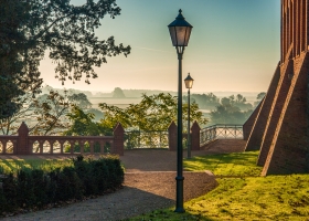 Elbblick am frühen Morgen