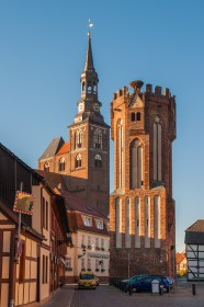 Eulenturm und Stephanskirche in Tangermünde